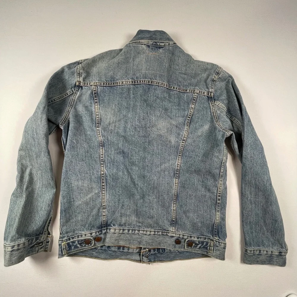 Levi's Denim Jacket Patches Chevrolet Plant‎ Security The Forgotten Majority L - Picture 8 of 8